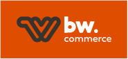 Logotipo BW Commerce na versão negativo 1